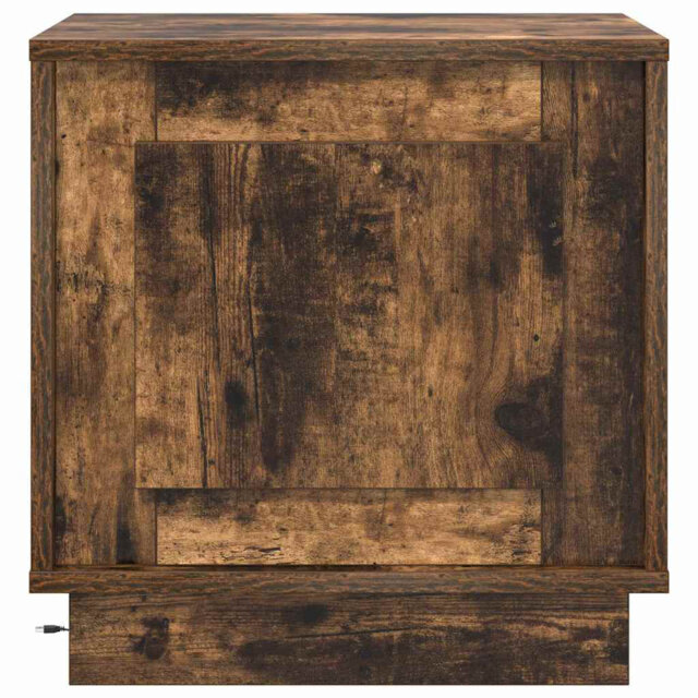 Bedside Cabinet With 44 X 34.5 X 45 Cm Engineered Wood