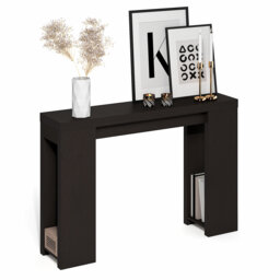 Furinno ARA Entryway Table 119.4 cm, Narrow Console Table, Sofa Table with Bottom Shelf, Couch Table Behind Sofa, Farmhouse Entryway Table for Entranc