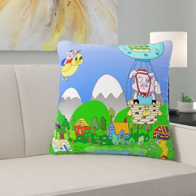 Ronald Square Throw Cushion
