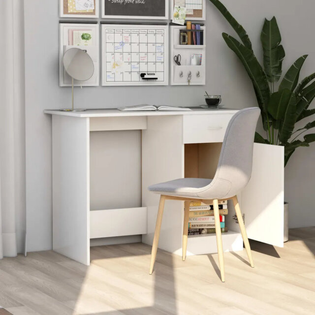 Nelly Desk Engineered Wood Bedroom Office Corner Study Desk