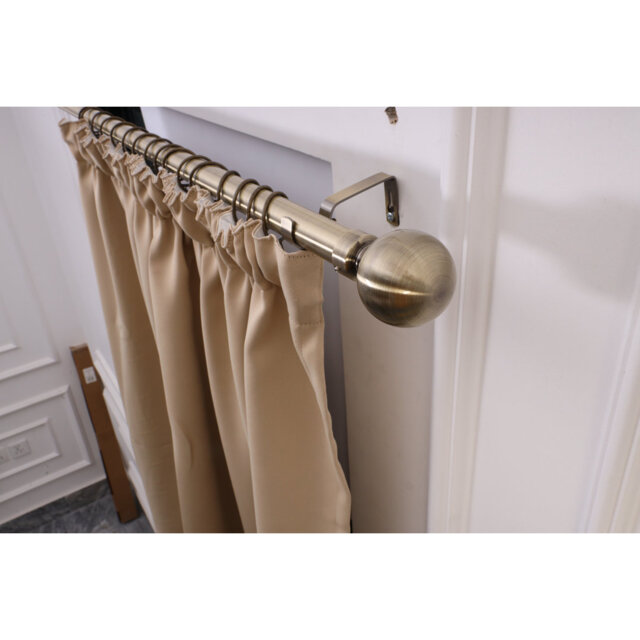 Almera Adjustable Curtain Pole/Rod Long-lasting Set for living room, bedroom, kitchen