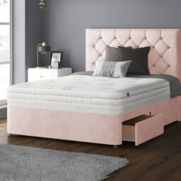Eberhardt Upholstered UK Double - DE 135 X 190 Cm Divan Bed