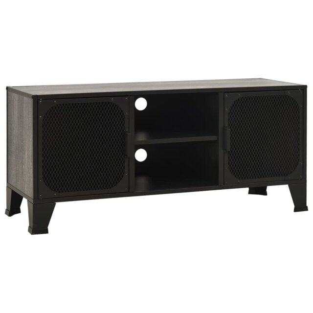 Williston Forge TV Cabinet Rustic Brown 105X36x47 Cm Metal And MDF