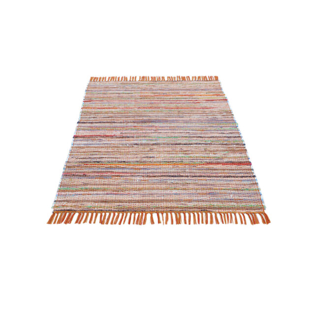 Chindi Hand Woven Kilim Orange Rug