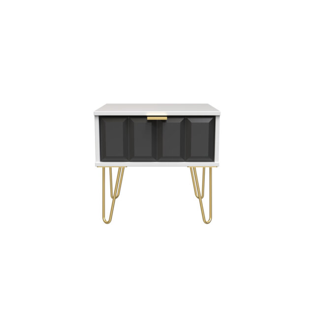 Allem 1 Drawer Bedside Cabinet (Ready Assembled)