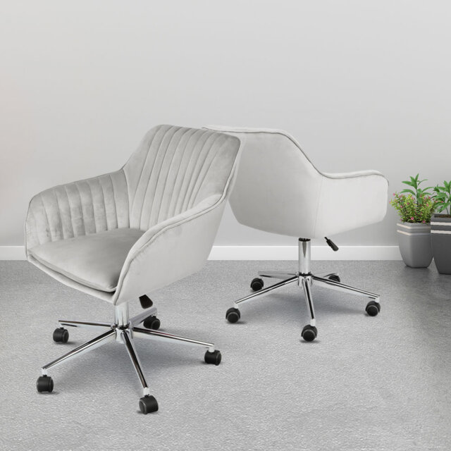 Esmeraude Velvet Office Chair