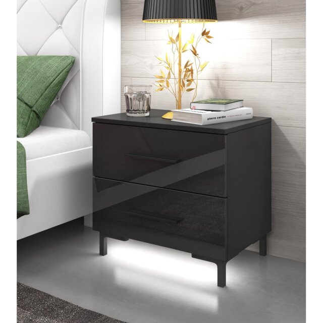 Varonique 2 Drawer Bedside Table