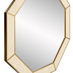 Ambera Solid And Engineered Wood Octagon Mirror
