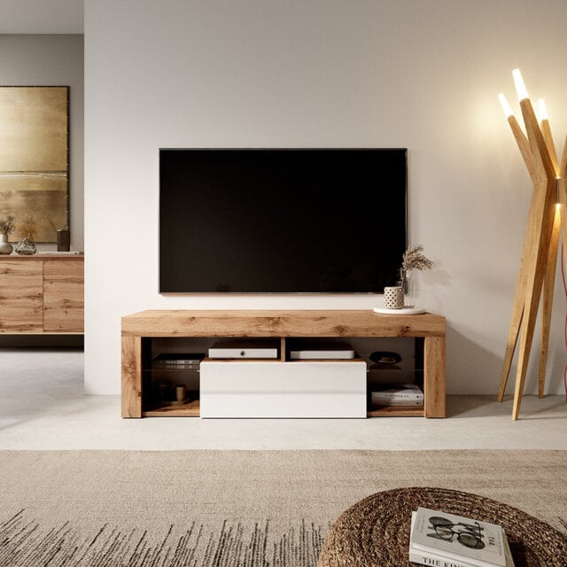 Alarica TV Stand for TVs up to 50'' with LED Lighting