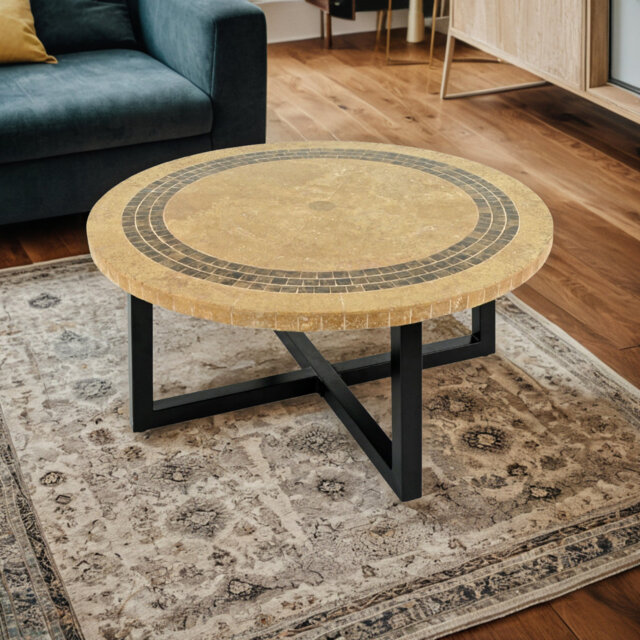 Deford Cross Legs Coffee Table
