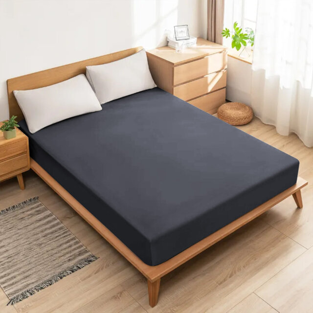 Lall Microfiber Brushed 25cm Deep Fitted Bed Sheet