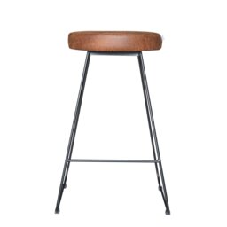 Djogo Upholstered Counter Stool with Metal Frame