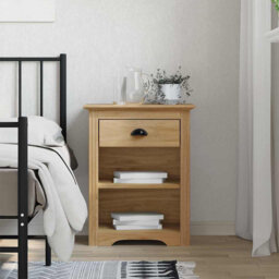 53cm W Manufactured Wood Bedside Table
