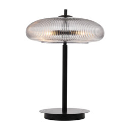 Ashwell Table Lamp with Ribbed Glass