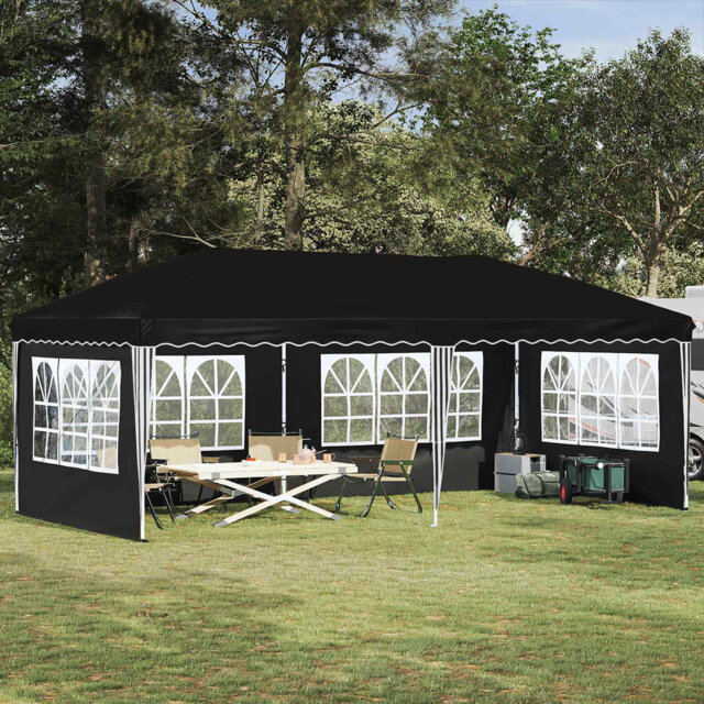 Vidaxl Pop-Up Party Tent 210D Oxford With Sliver Coating Event Shelter Gazebo