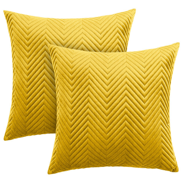 Aspire Homeware Embossed Square Velvet Cushion Cover