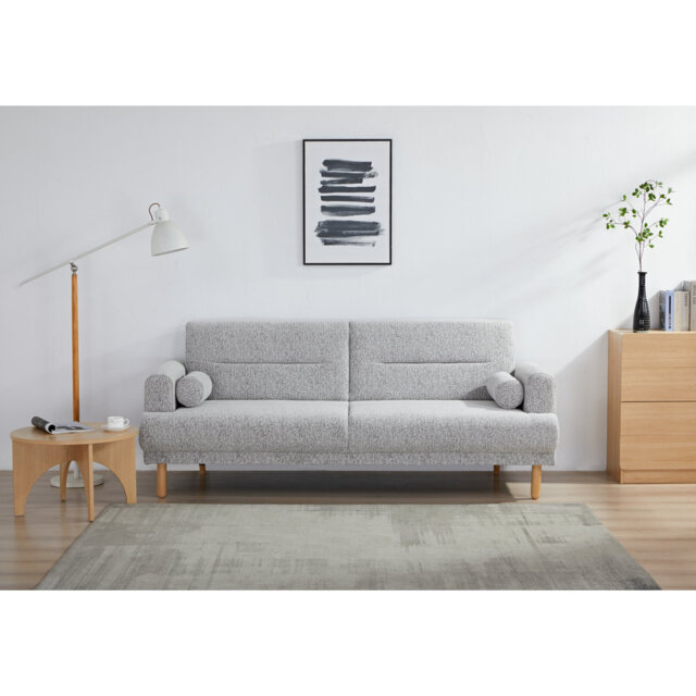 Nuvah Fabric Click-Clark 3-Seater Sofa Bed