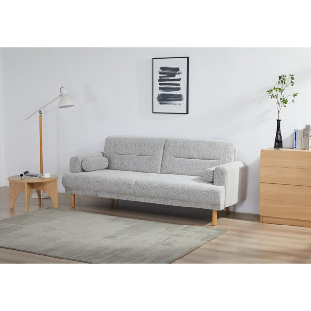 Nuvah Fabric Click-Clark 3-Seater Sofa Bed