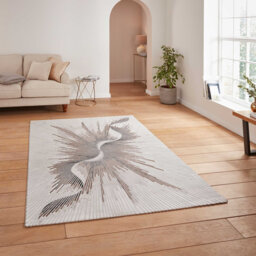 Creation area rug Machine Woven Rectangle Bronze