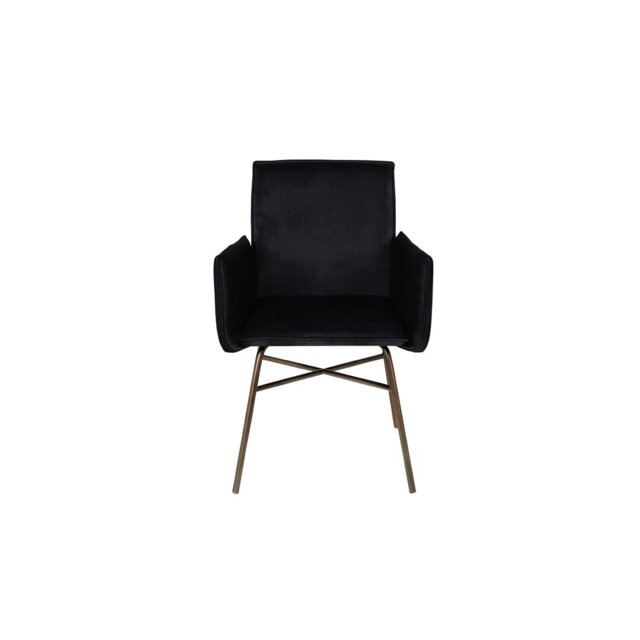 Saucedo 109.2cm H Velvet Upholstered Armchair