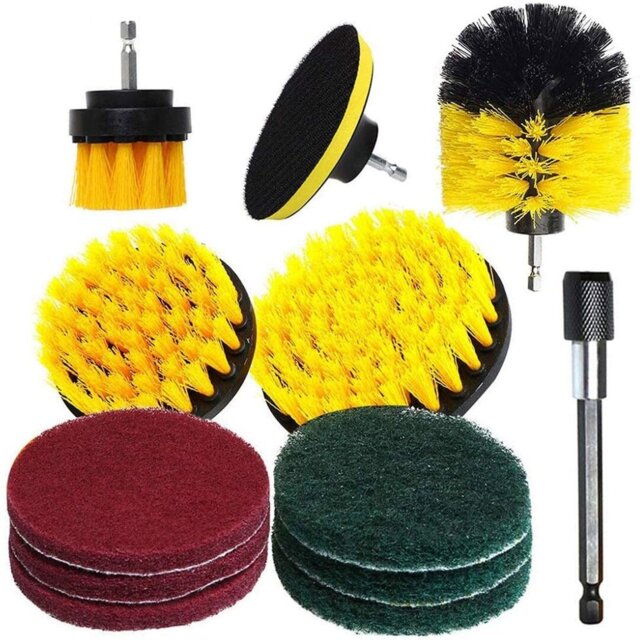 12 Piece Free-Standing Toilet Brush Set