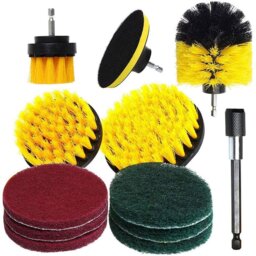 12 Piece Free-Standing Toilet Brush Set