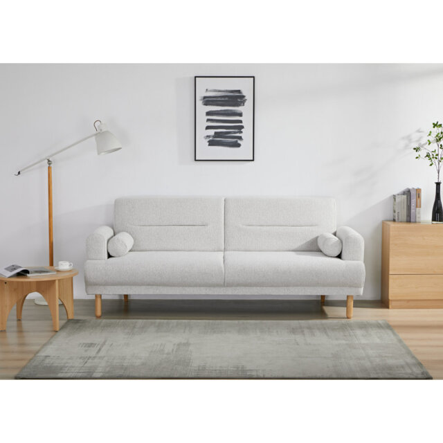 Nuvah Fabric Click-Clark 3-Seater Sofa Bed