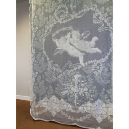 Cooperman Cotton Blend Sheer Curtain Single Panel