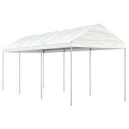 Dakota Fields Gazebo With Roof White 6.69X2.28X2.69 M Polyethylene