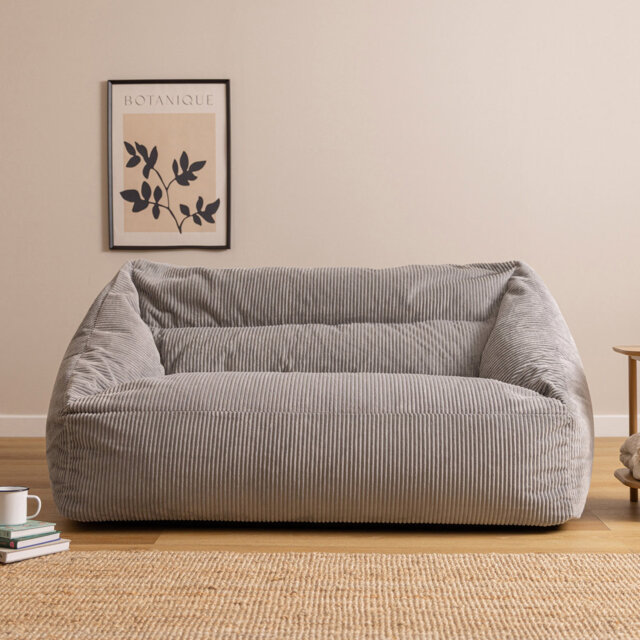 Icon Adult Corduroy Refillable Bean Bag Sofa