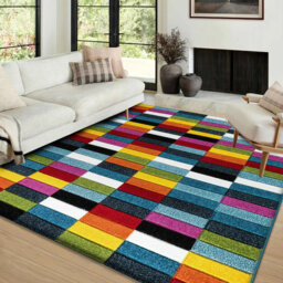 Lili-Lu Blue/Yellow/Purple Rug