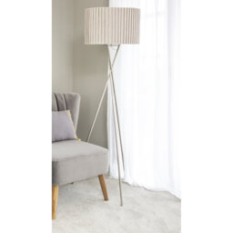 Sabella 150.01cm Satin Nickel Tripod Floor Lamp