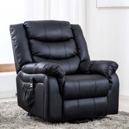 Seattle Bonded Leather Dual Motor Rise Recliner