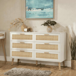 Anelise 120cm W 6 - Drawer Chest of Drawers