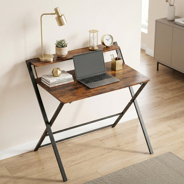 Metal Base Writing Desk