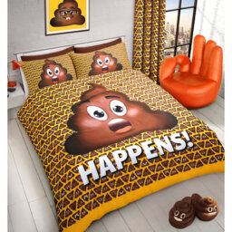 Fun Character Expresssion Poo Duvet Set