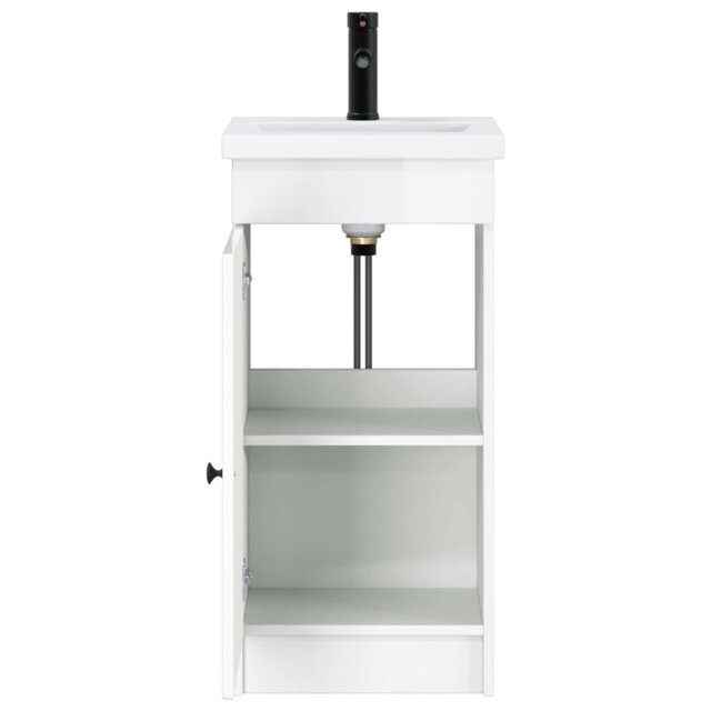 Single Bathroom Vanity with Ceramic Basin