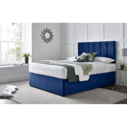"Monatuk Divan Bed with 24"" Headboard on Struts"