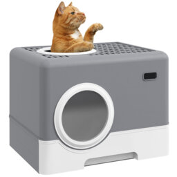 PP Enclosed Cat Litter Box