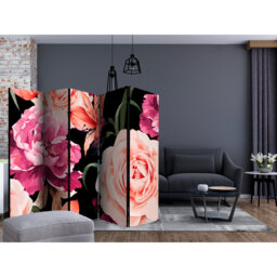 225cm W x 172cm H 5 - Panel  One Sided Room Divider Folding Room Divider