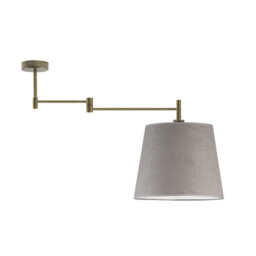 Scullion Fabric Semi Flush Mount