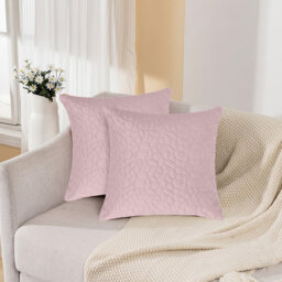 Luxury Pebbles Velvet Cushion Covers Set Of 2 Soft Throw Cushion Cases Sofa, Couch
