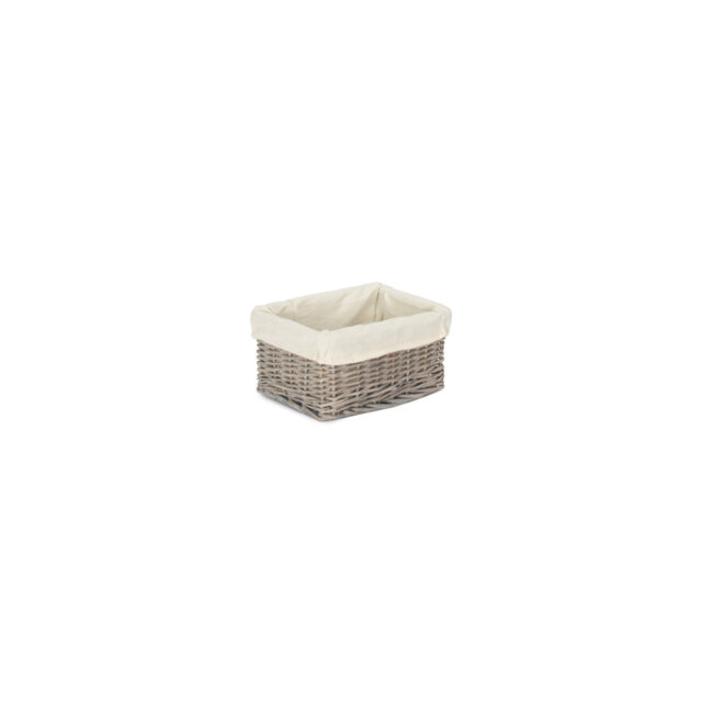 Lily Manor Storage Tray Basket with Lining