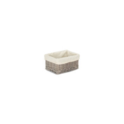 Lily Manor Storage Tray Basket with Lining