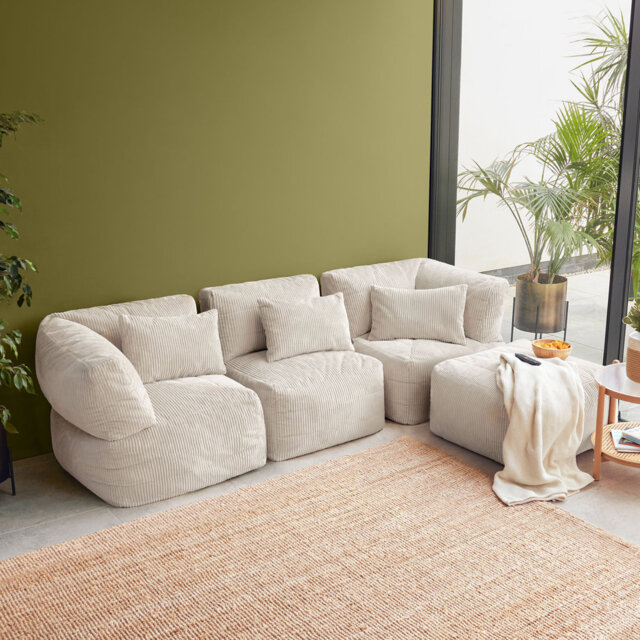 Corduroy Bean Bag Set