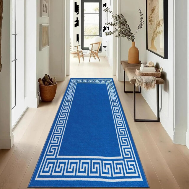 Non Slip Runner Rug Long Hallway Living Room Bedroom Kitchen Carpet Floor Mats*