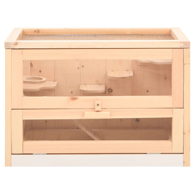 Archie & Oscar Hamster Cage 60X35.5X42 Cm Solid Wood Fir