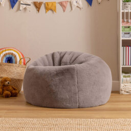 Bean Bag Bazaar Kids Classic Luxury Faux Fur Bean Bag