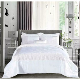 Polyester Geometric Shapes Bedspread with Pillow Shams Included