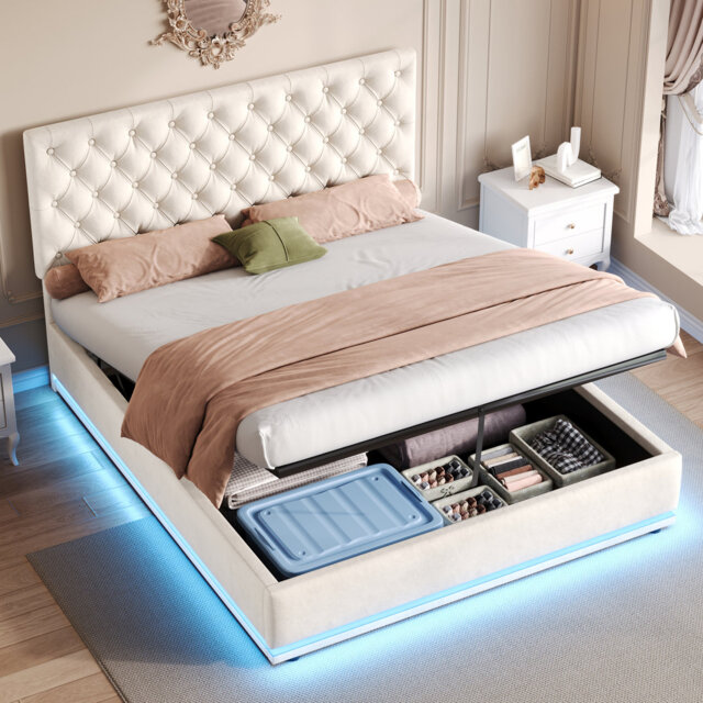 Upholstered Ottoman Bed